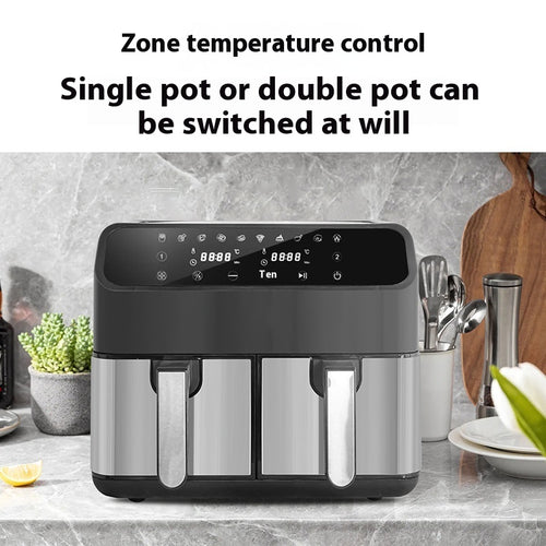 8L Multi-functional Stainless Steel Air Fryer